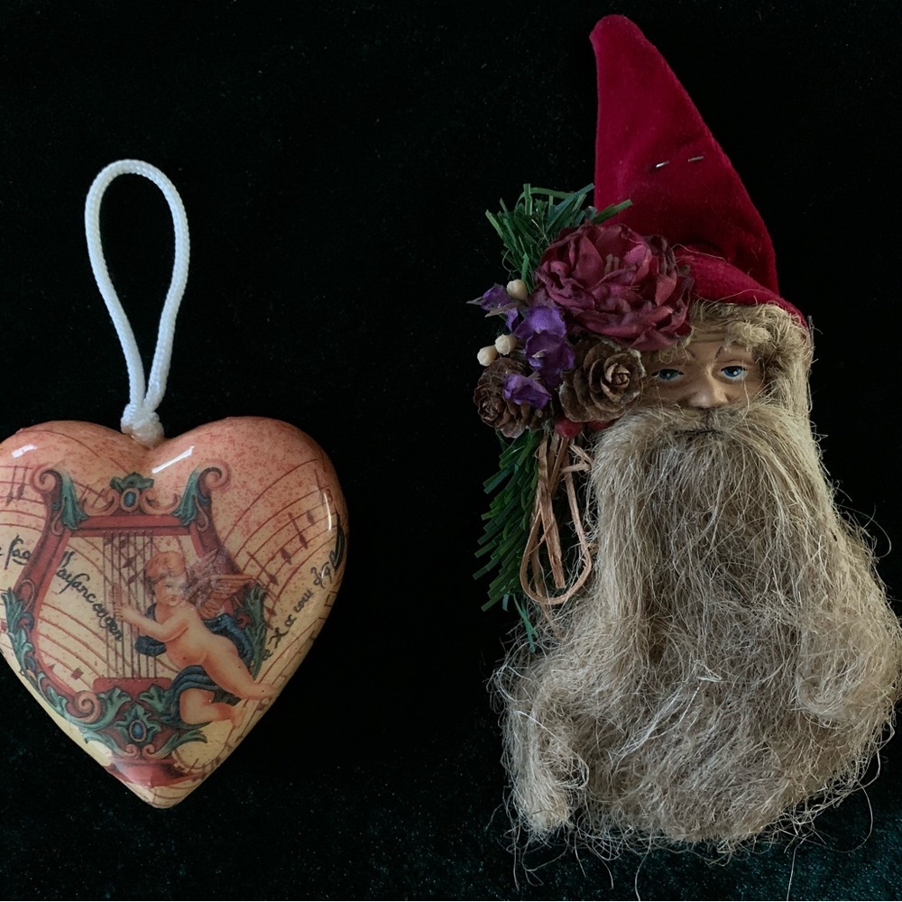 Victorian Style Ornament Bundle (7 Vintage Ornaments) - Picture 2 of 16